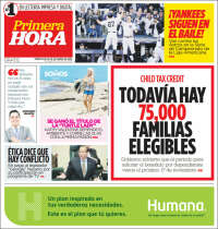 Portada de Primera Hora (Puerto Rico)