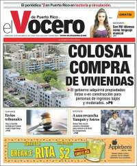 Portada de Vocero (Puerto Rico)