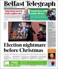 Portada de Belfast Telegraph (United Kingdom)