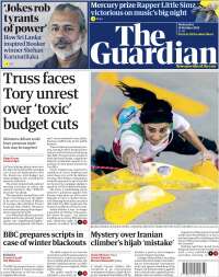 Portada de The Guardian (United Kingdom)