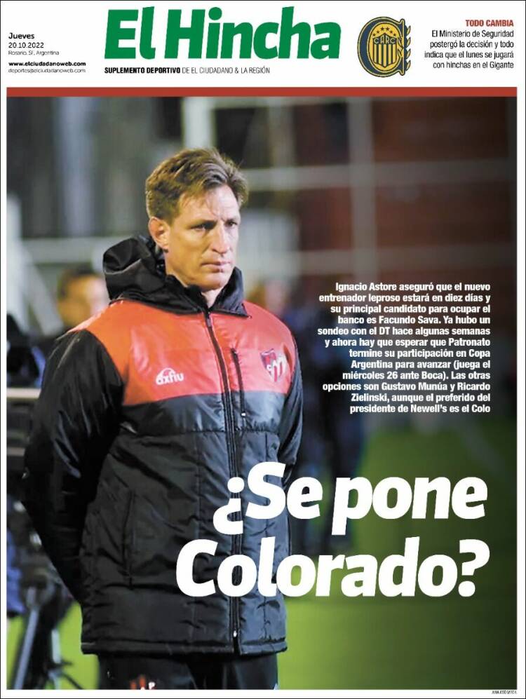 Portada de El Hincha (Argentine)