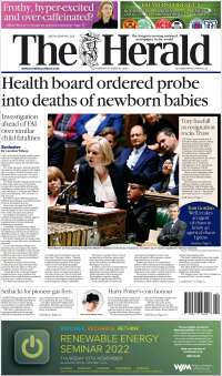 Portada de The Herald (United Kingdom)