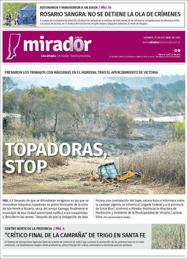Portada de Mirador Provincial (Argentina)