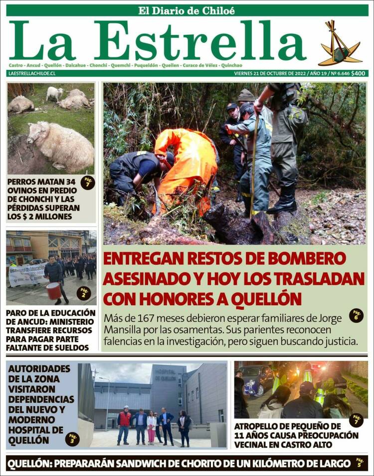 Portada de Estrella de Chiloé (Chile)