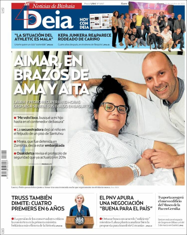 Portada de Deia (España)