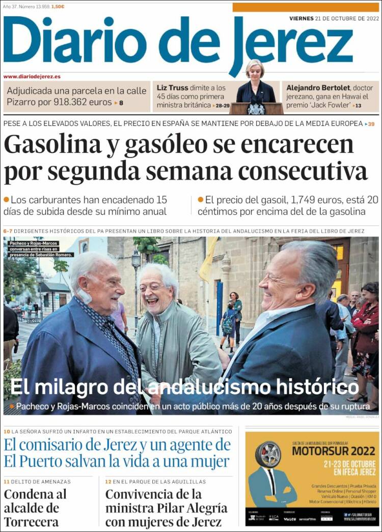 Portada de Diario de Jerez (España)