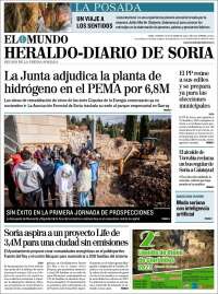 Portada de Diario de Soria (España)