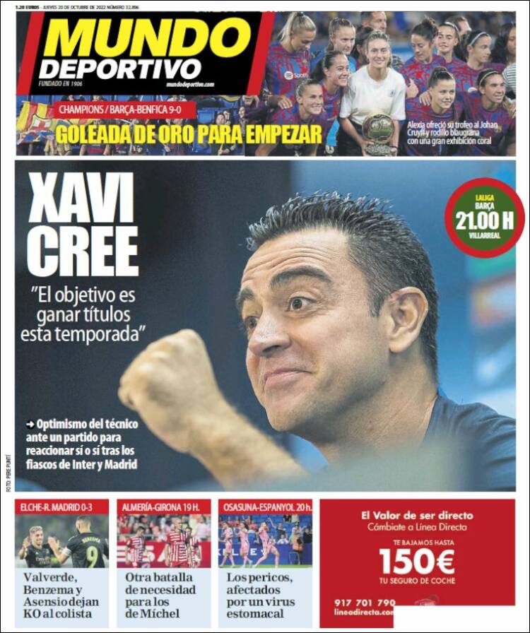 Periódico El Mundo Deportivo España Periódicos De España Edición De