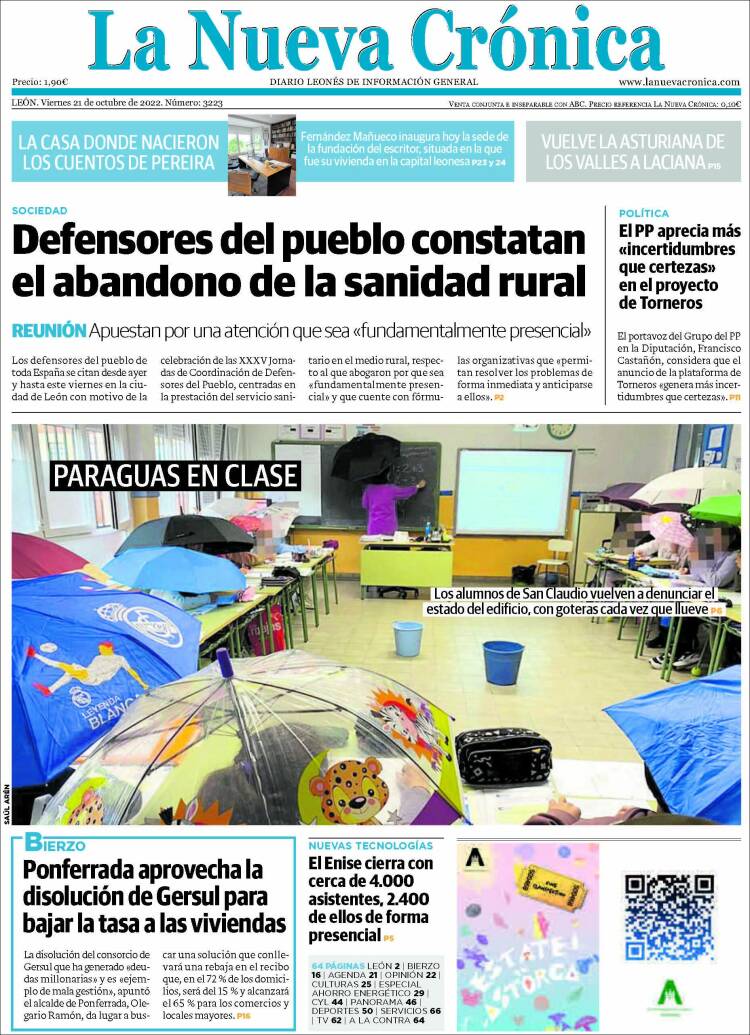 Portada de La Nueva Crónica (España)