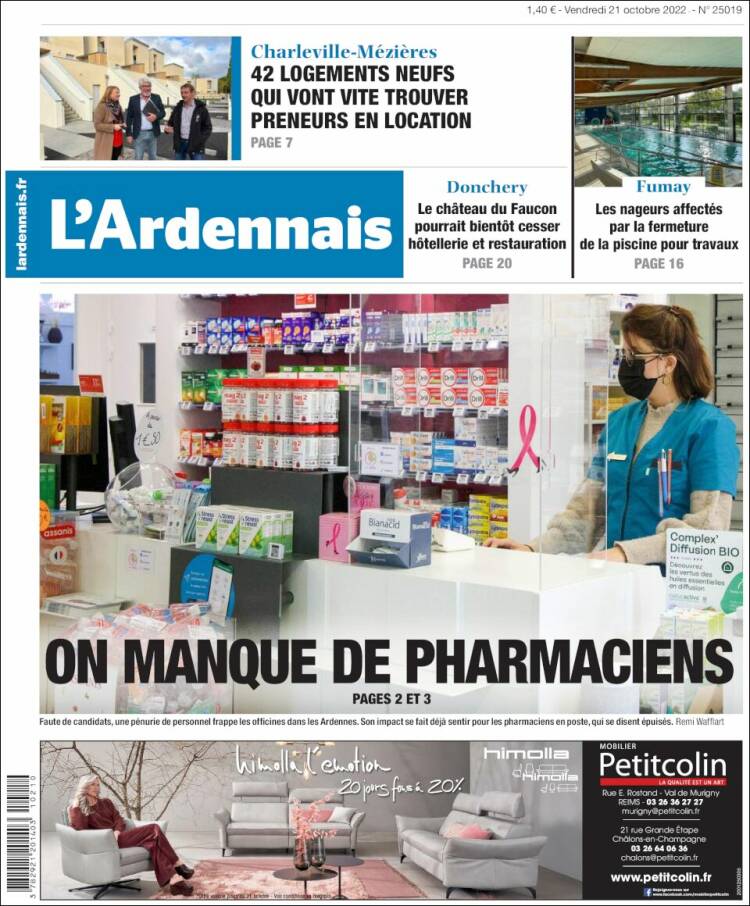 Portada de L'Ardenais (France)