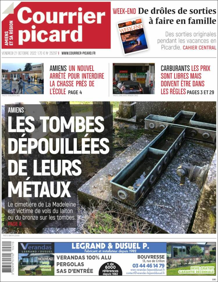 Portada de Courrier Picard (France)