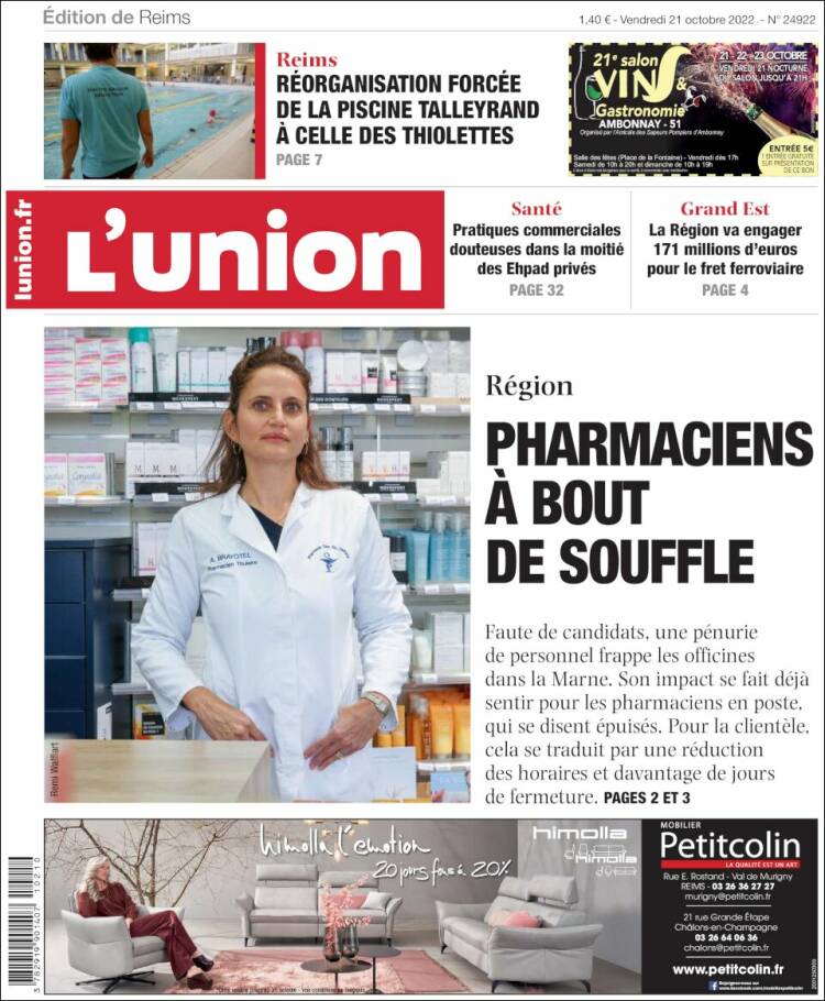 Portada de L'Union (France)