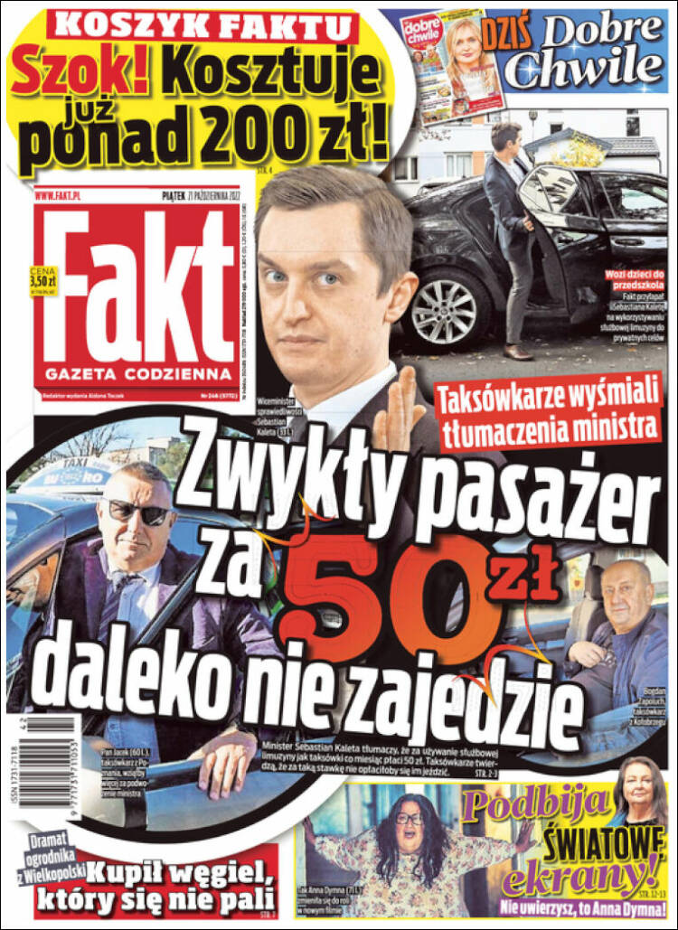 Portada de Fakt (Polonia)