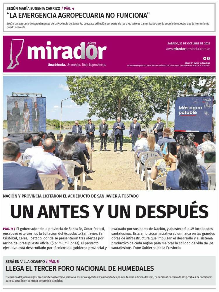 Portada de Mirador Provincial (Argentina)
