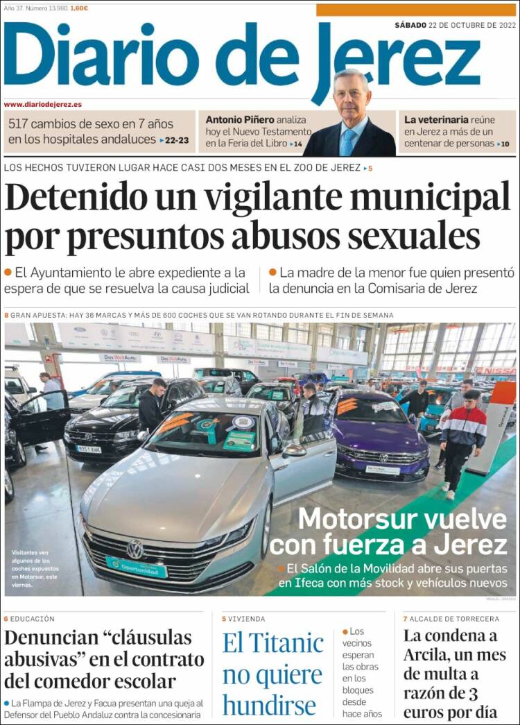 Portada de Diario de Jerez (España)