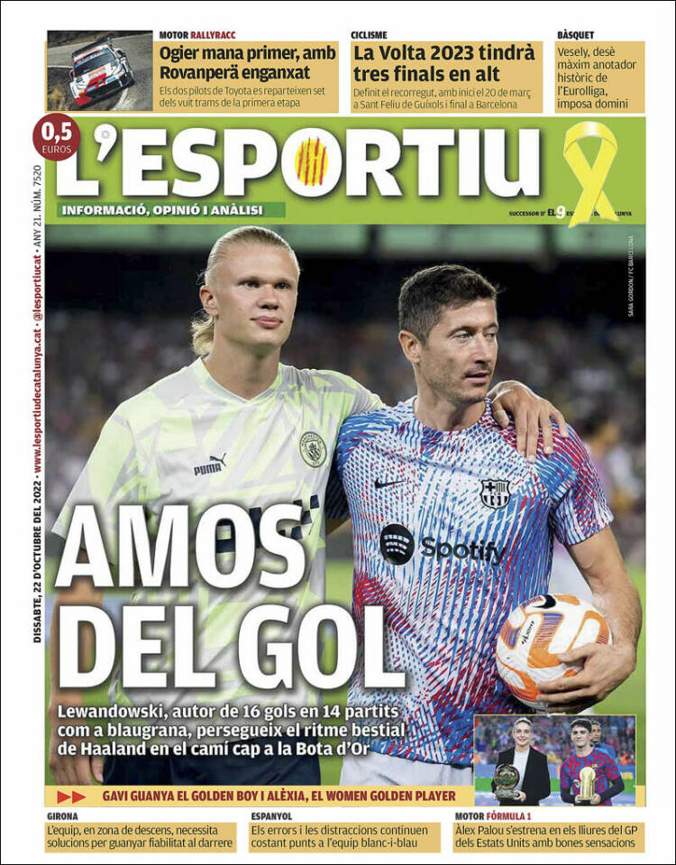 Portada de L'Esportiu (España)