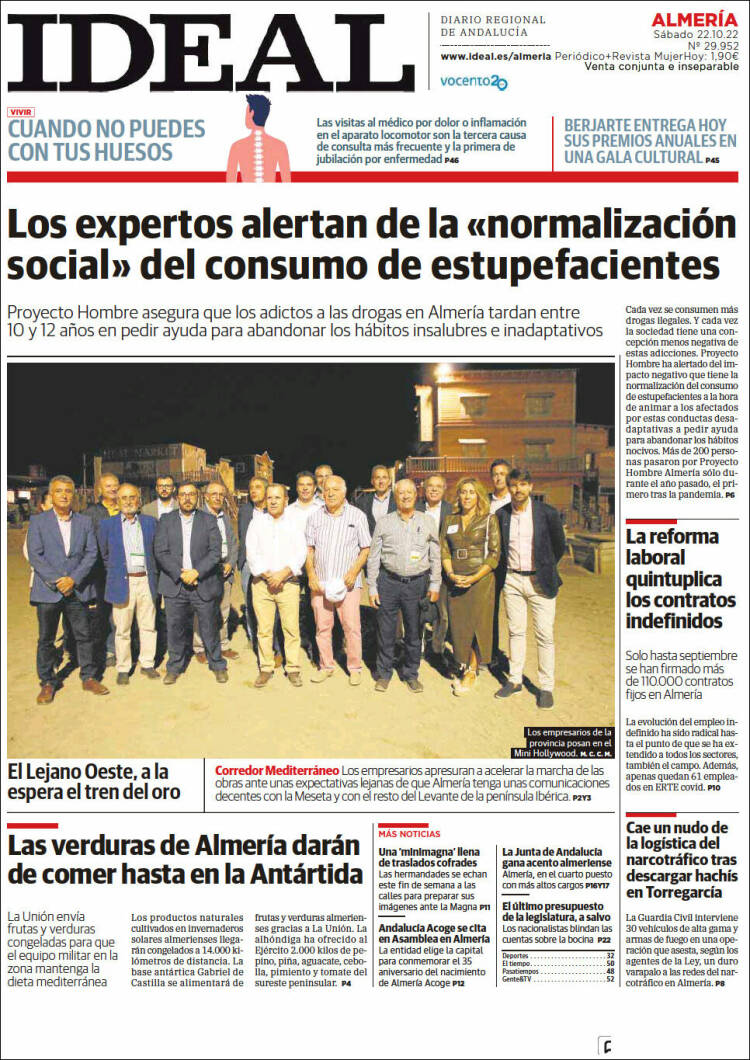 Portada de Ideal Almeria (España)