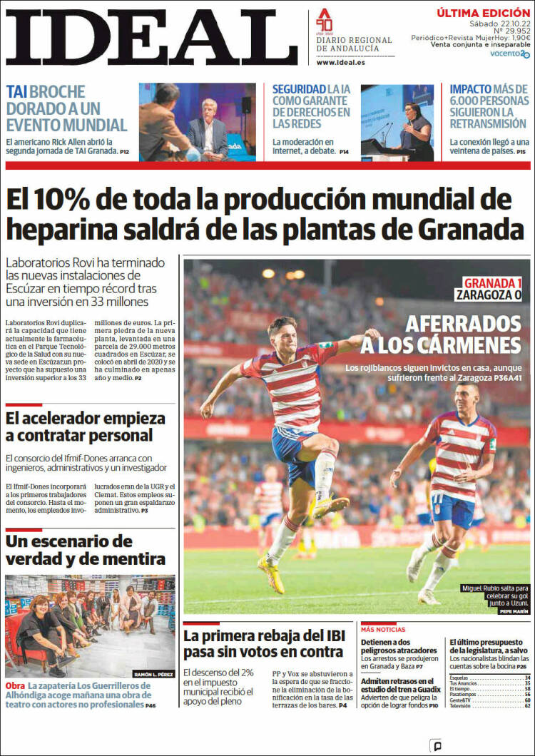 Portada de Ideal (España)