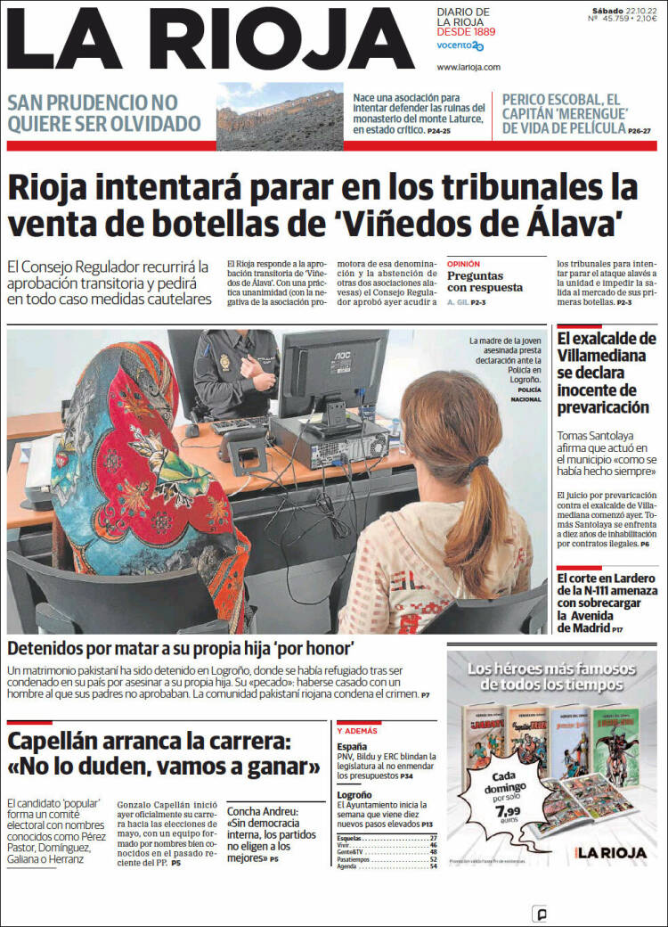 Portada de La Rioja (España)