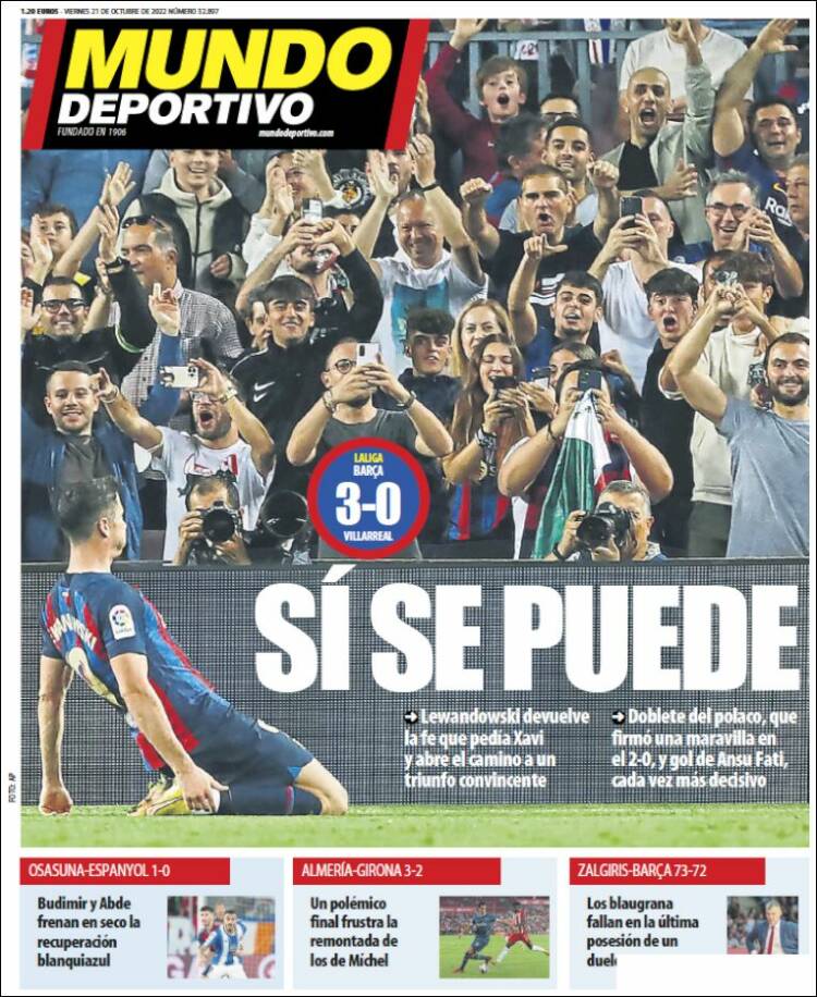 Portada de El Mundo Deportivo (España)