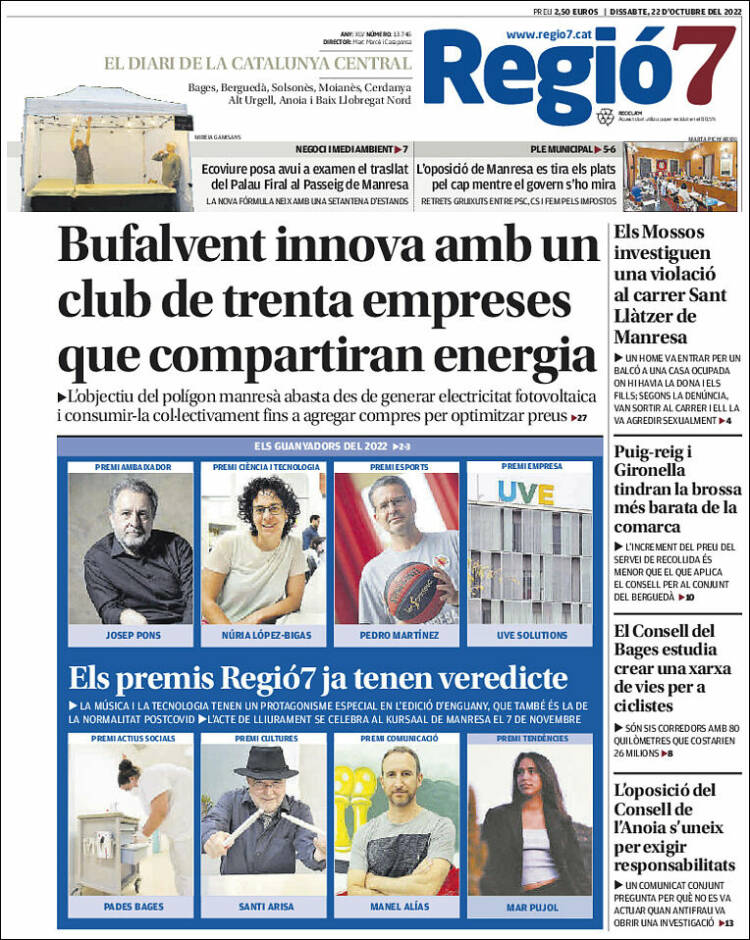 Portada de Regio7 (España)