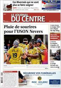 Portada de Le Journal du Centre (Francia)