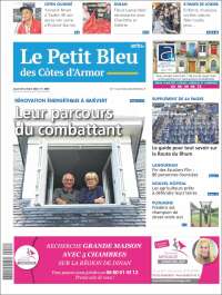 Portada de Le Petit Bleu (Francia)