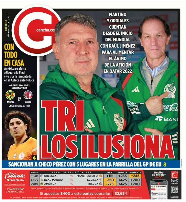 Portada de Cancha (México)