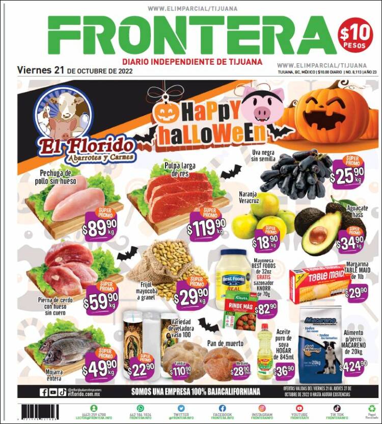 Portada de Frontera (México)