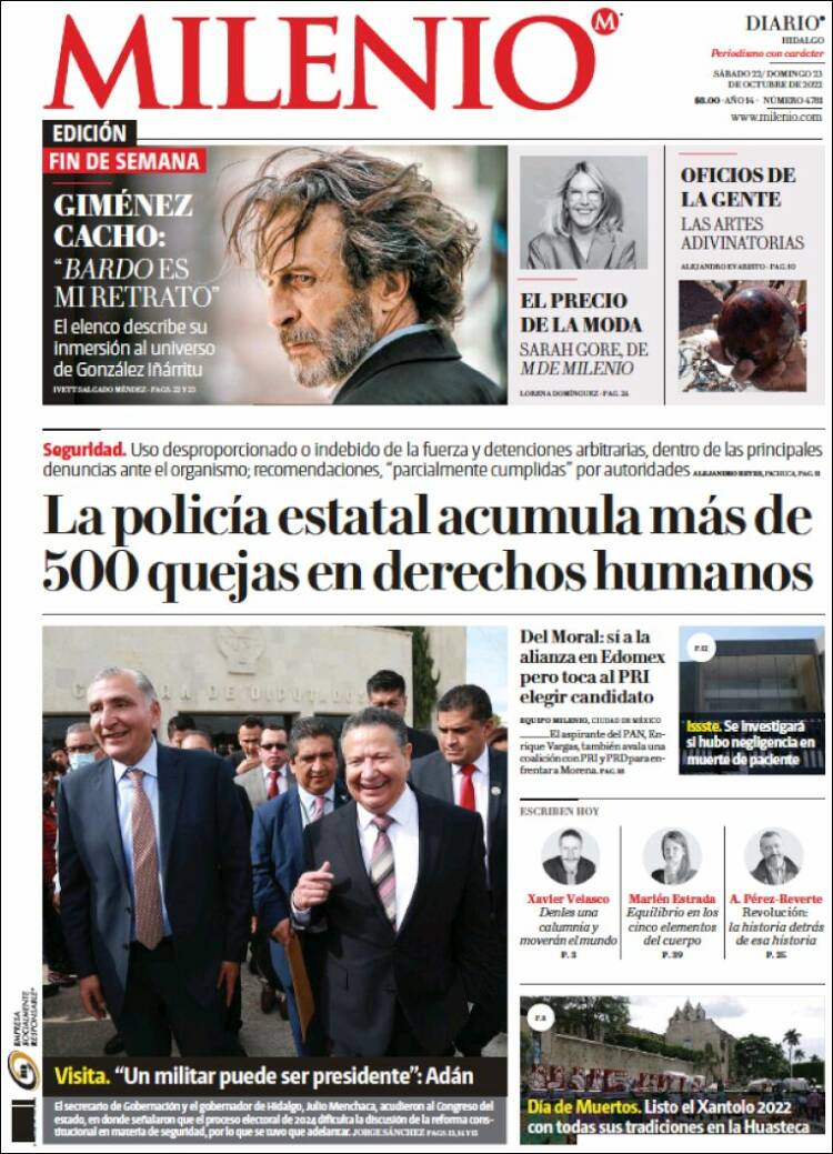 Portada de Milenio de Hidalgo (México)