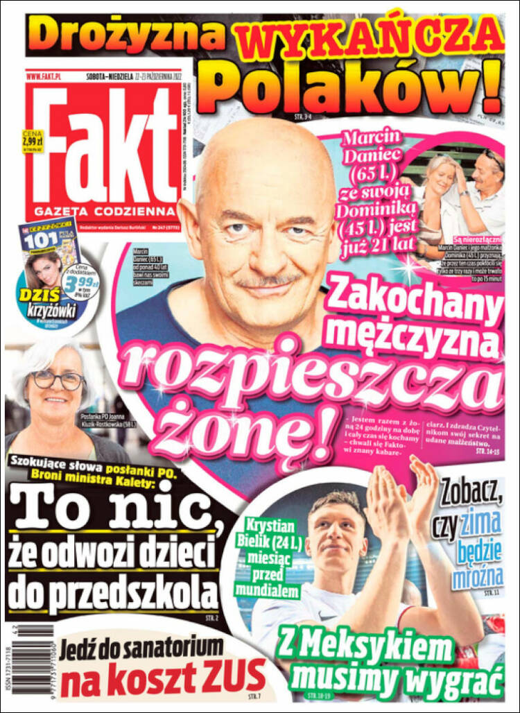 Portada de Fakt (Polonia)