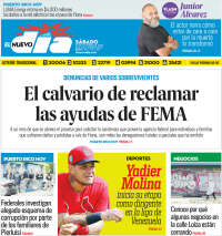 Portada de El Nuevo Día (Puerto Rico)