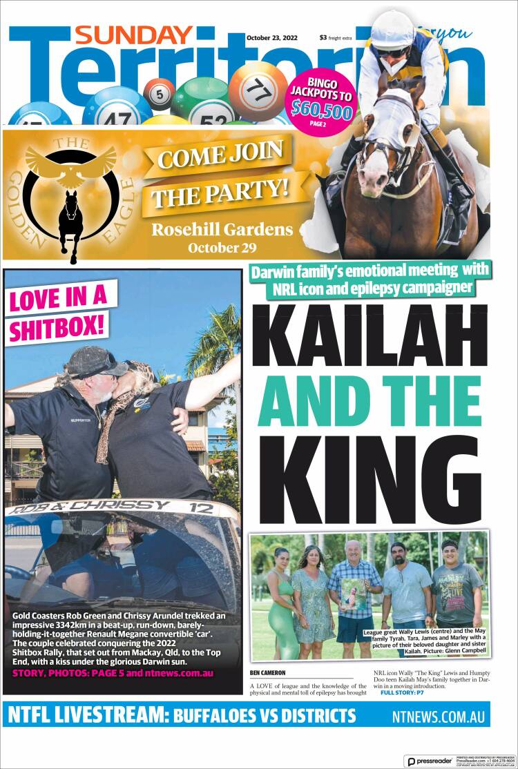 Portada de Northern Territory News (Australia)