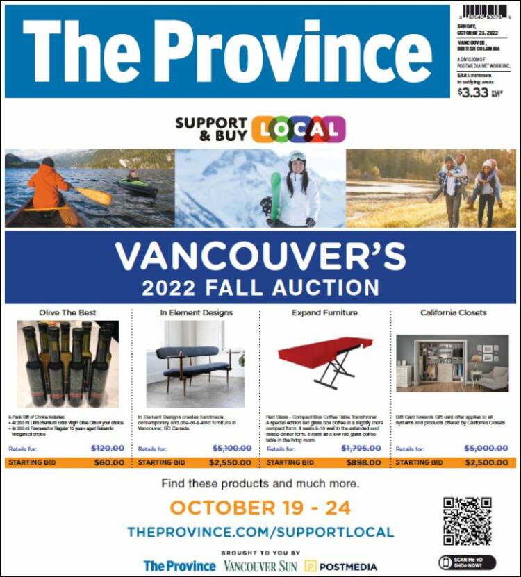 Portada de The Province (Canada)