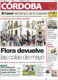 Portada de Diario de Córdoba (España)