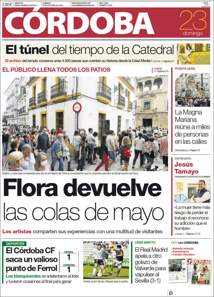 Portada de Diario de Córdoba (España)