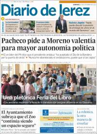 Portada de Diario de Jerez (España)