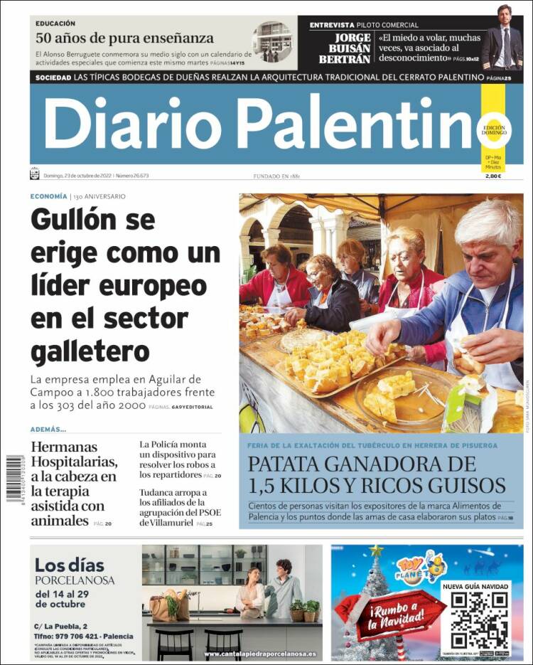Portada de Diario Palentino (España)
