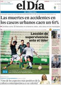 Portada de El Día de Córdoba (España)