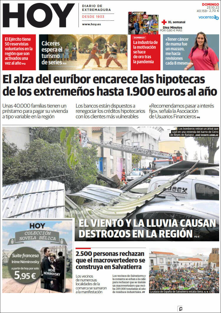Portada de Hoy - Caceres (España)