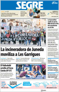 Portada de Segre  (España)