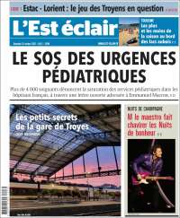 Portada de L'Est Eclair (Francia)