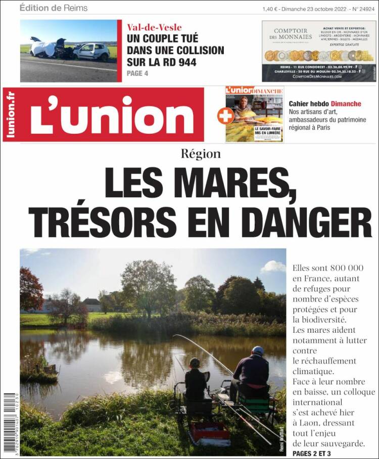 Portada de L'Union (Francia)