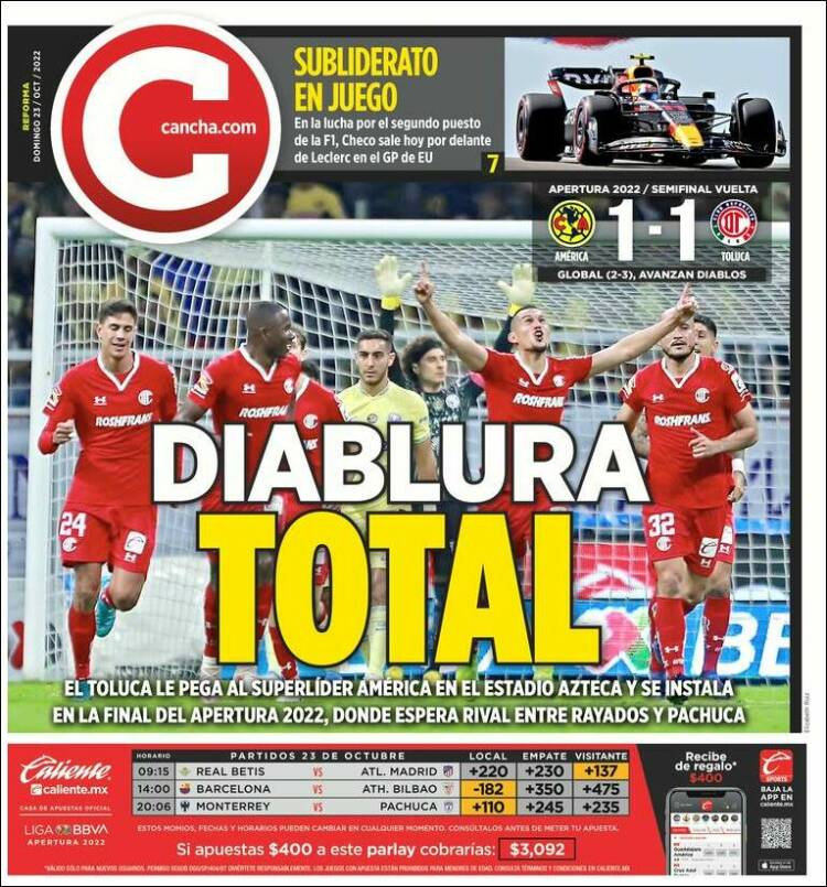 Portada de Cancha (México)