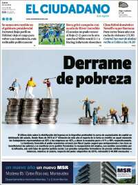 Portada de Diario El Ciudadano (Argentina)