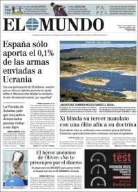 Portada de El Mundo (Spain)