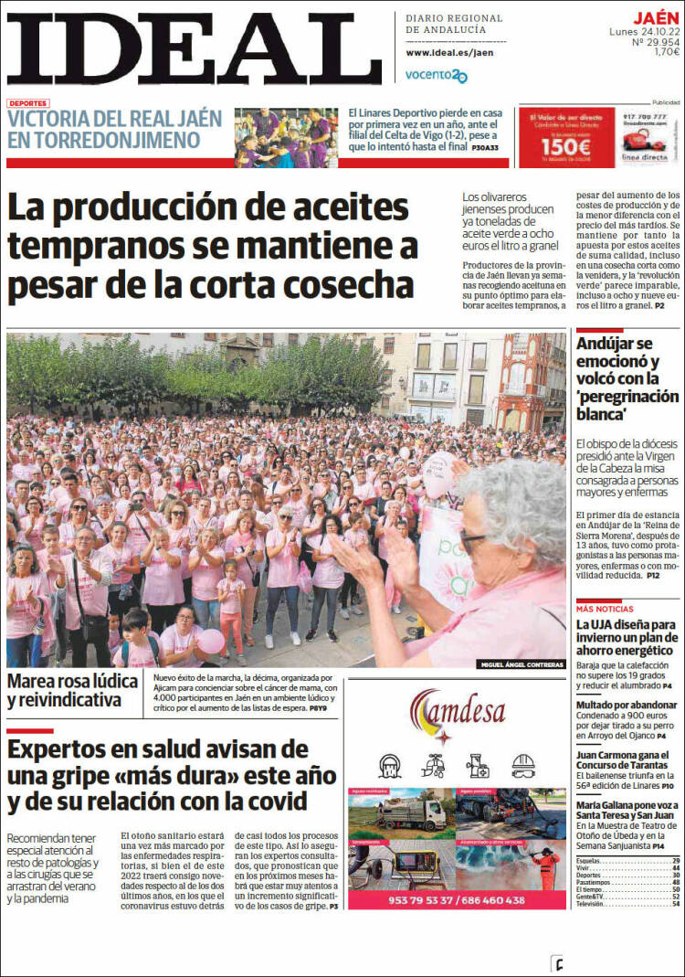 Portada de El Ideal de Jaén (Spain)