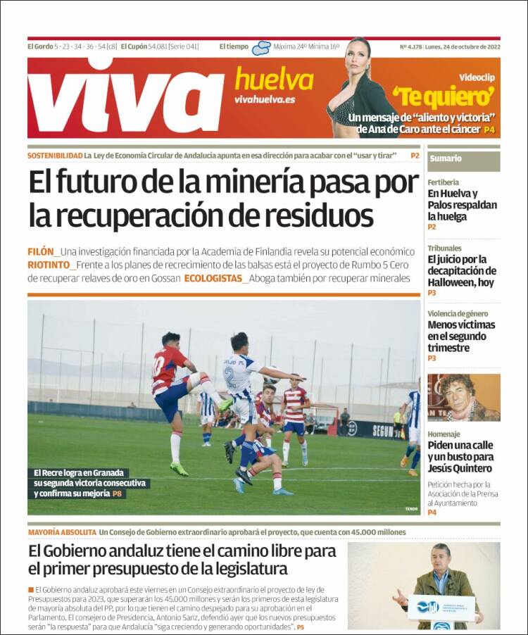 Portada de Viva Huelva (Spain)