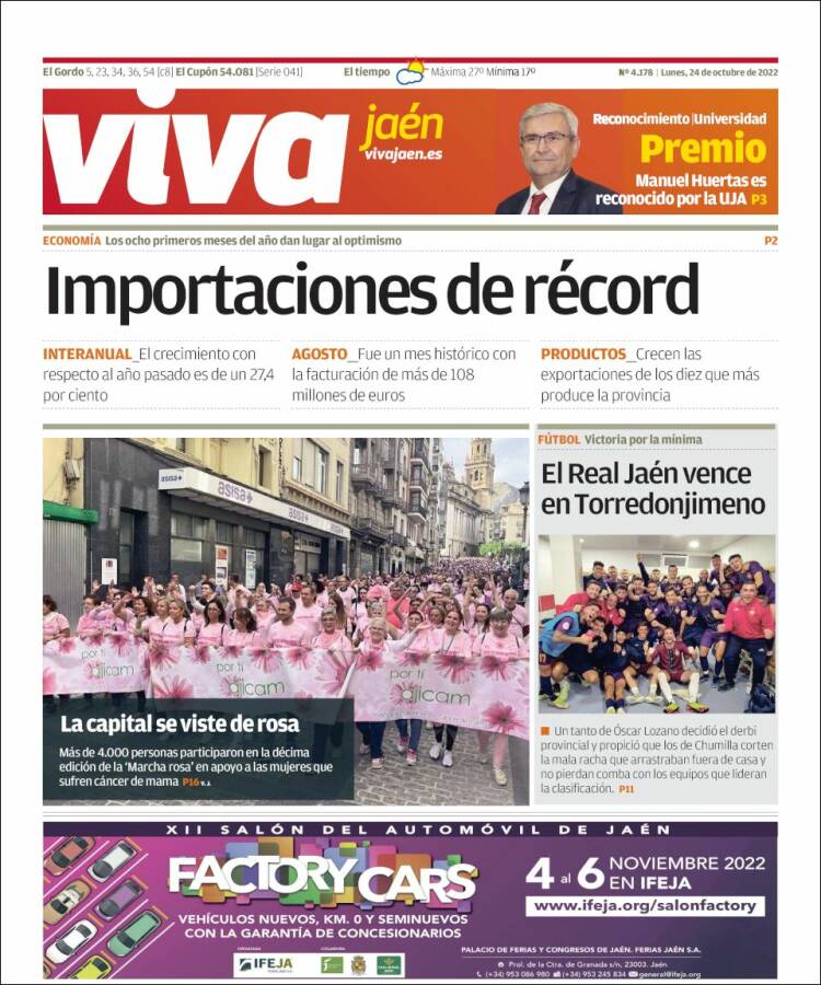 Portada de Viva Jaén (Spain)