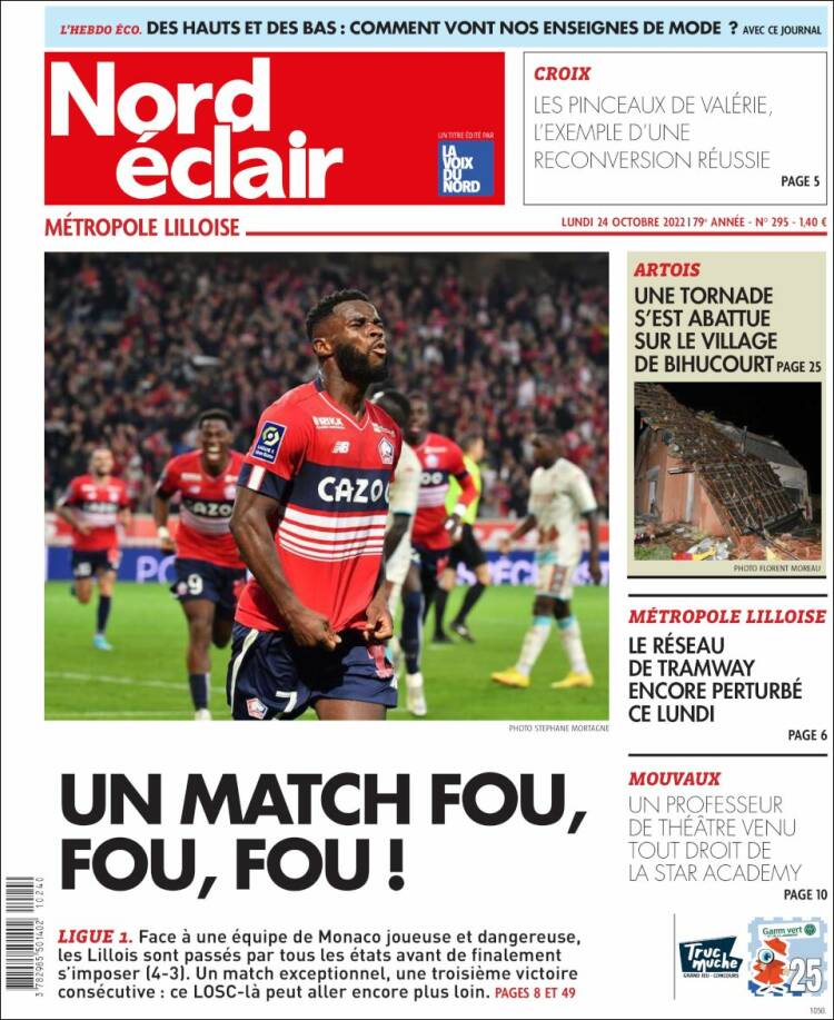 Portada de Nord Éclair (Francia)